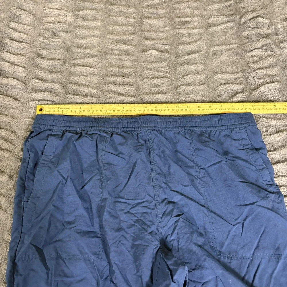 The North Face Mens XL Blue Nylon Ripstop Hiking Shorts Elastic Waist AR181